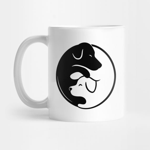 Yin Yang dogs by CreativeSage